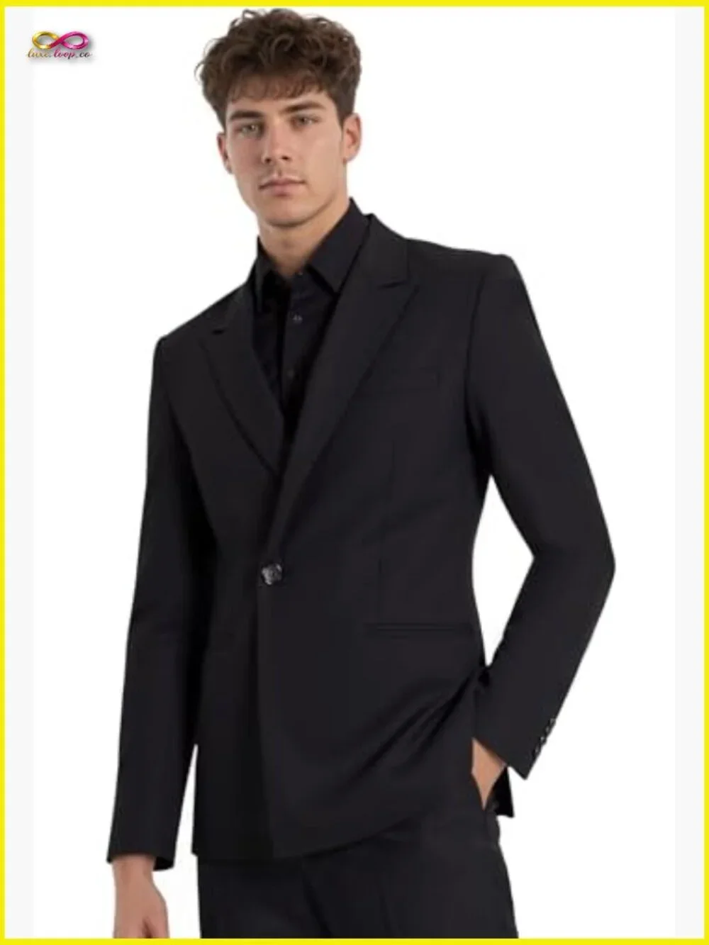 Modern Sport Coat Peak Lapel Blazer Lightweight Business Casual Jacket